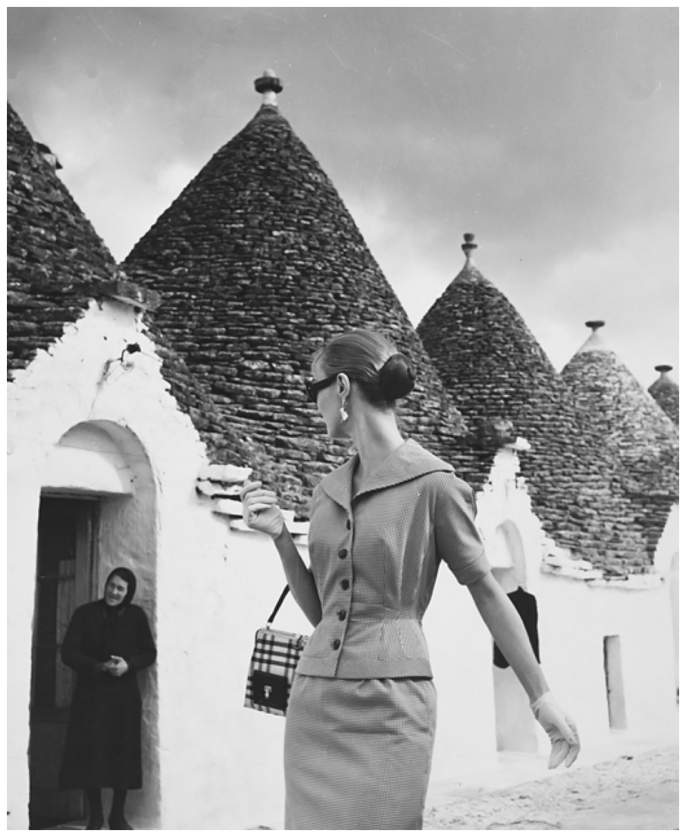 Evelyn Tripp a Gioia del Colle, Puglia. 1955