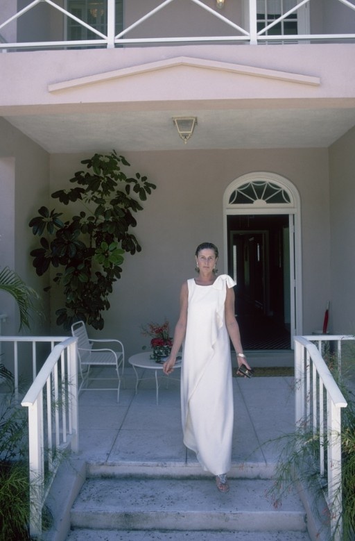 Lady Keith a Lyford Cay, aprile 1974. (Foto di Slim Aarons, Hulton Archive, Getty Images)