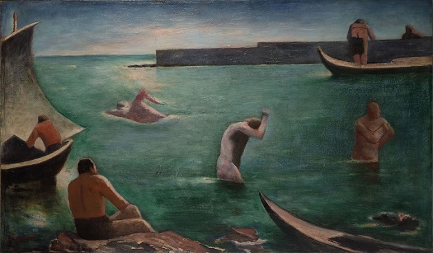 Carlo Carrà, Nuotatori, 1932, Rovereto, MART