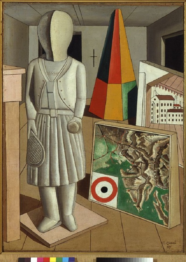 Carlo Carrà, La Musa Metafisica, 1917, Milano, Pinacoteca di Brera