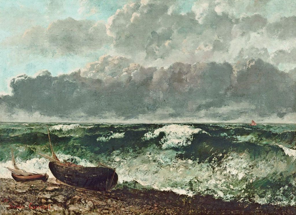 Il-mare-in-burrasca-L-onda-Gustave-Courbet