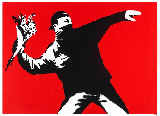 Love is in the air (Flower Thrower), 2003, Butterfly Art News Collection