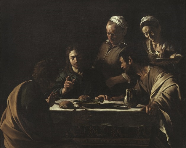 Caravaggio, Cena in Emmaus, 1606, Milano, Pinacoteca di Brera
