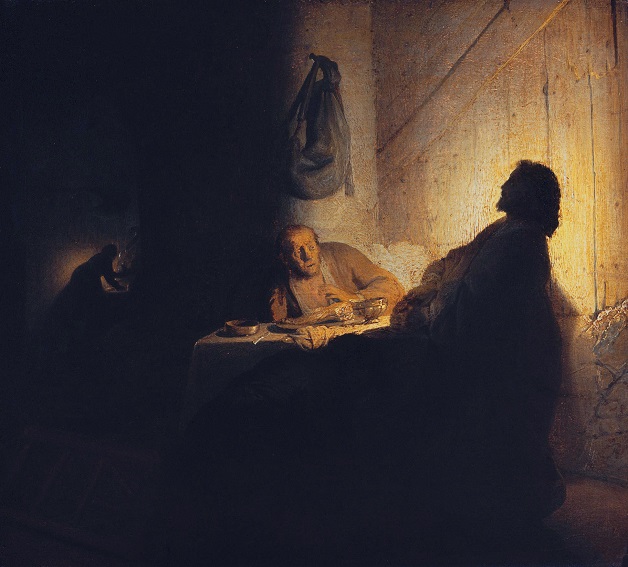Rembrandt, Cena in Emmaus, 1627, Parigi, Museo Jacquemart-Andrè