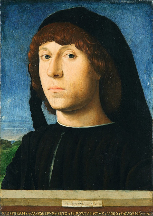 Antonello da Messina, Ritratto di giovane, 1478, Berlino, Staatliche Museen