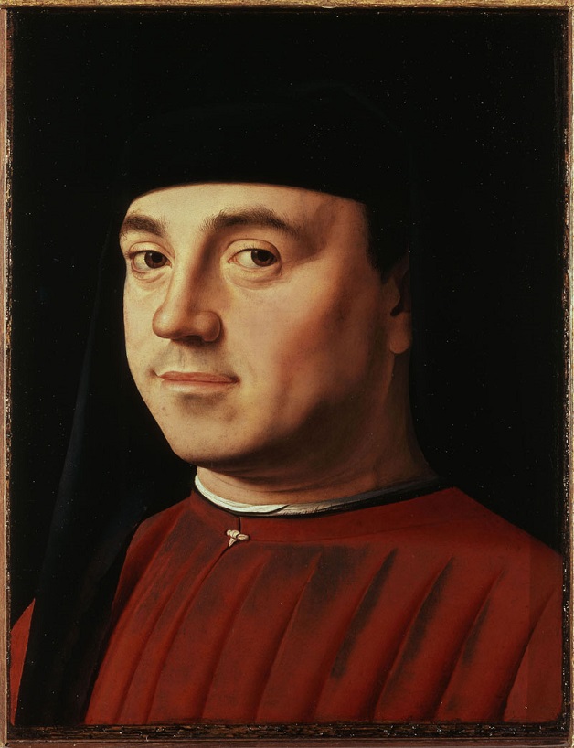 Antonello da Messina, Ritratto d'uomo (Ritratto di Michele Vianello?), 1475 ca., Roma, Galleria Borghese
