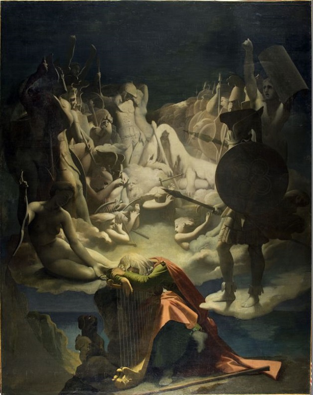 Jean Auguste Dominique Ingres, Il sogno di Ossian, 1813, Montauban, Musee Ingres