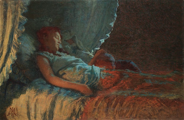 Angelo Morbelli, Alba felice, 1892-1893, Olio su tela, Milano, collezione privata
