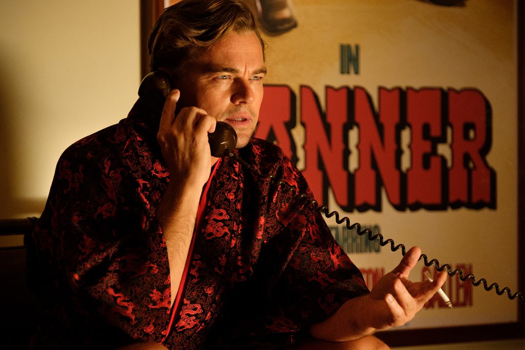 Leonardo DiCaprio stars in ONCE UPON A TIME IN HOLLYWOOD.